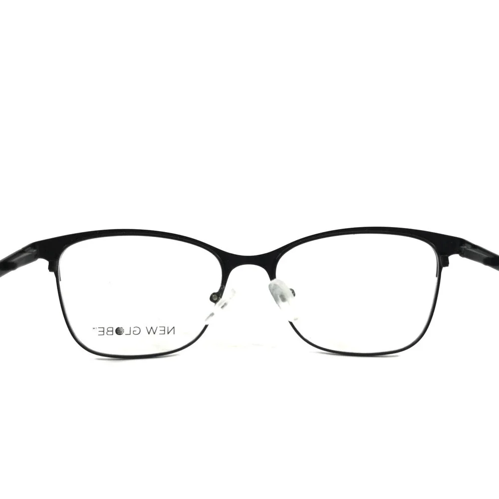 New Globe Eyeglasses Frames L5174-P BLACK Cat Eye Full Rim 51-16-135